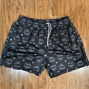 New Bara "Visetos" Mesh Lined Athleisure Black/White Men's Shorts 2XL